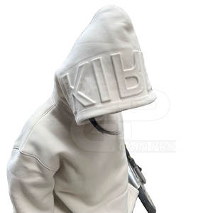 Sudadera con capucha en relieve para ropa de calle de invierno y trajes urbanos cómodos Sudadera con capucha informal en relieve con logotipo 3D - Product Image 2