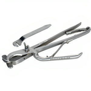 Emasculateur Reimers de qualité supérieure Double écrasement vétérinaire en acier inoxydable 12.5 ", verrouillage à cliquet pour émasculateurs Serra de coupe ferme - Product Image 5