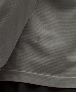 2025 personnalisé hommes Streetwear coton lavage à l'acide à manches longues T-Shirt Double couche tricoté tissu avec motif imprimé - Product Image 3
