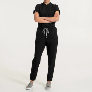 Jogger Scrub Set para mujer Modern Mandarin 2pckt Top con 7pckt Bottom - Product Image 2