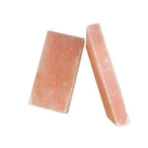 Venta al por mayor 20x8x2 pulgadas Himalaya bloques de sal Natural losas ladrillos tallados técnica elegante sal ladrillos rocas para la construcción - Product Image 4