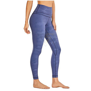 เลกกิ้งผ้ายืดสำหรับผู้หญิงเลกกิ้งออกกำลังกายชุดฟิตเนสมาใหม่ - Product Image 1
