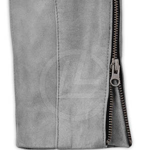 Pantalones de cuero para hombre con estilo contemporáneo Pantalones de cuero de estilo resistente para hombre con paneles de moto - Product Image 4