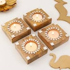 BEST QUALITY WOODEN <b>TEA</b> <b>LIGHT</b> - Product Image 5