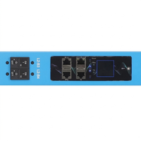 PDU intelligent pour le calcul en nuage, 12 ports verrouillables C13 C19 en métal pour centre de données, armoire de serveur haute densité, Modbus à distance