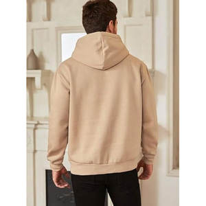 Personnalisé sans cordon doux épais pull à capuche usine coupe ample haute rue basique sur la tête sweat à capuche pour thermique - Product Image 2