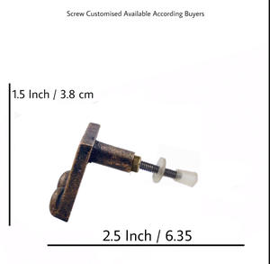 Tiradores y pomos modernos de latón y hierro fundido antiguo para puerta, cajón, armario, tocador, dormitorio, cocina, baño, sala de estar - Product Image 3