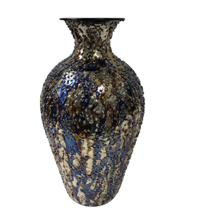 Metal Decorative Flower Vase With Enamel for <b>Wedding</b> Hoe Decoration Modern Luxury for <b>Wedding</b> <b>Center</b> <b>Piece</b> - Product Image 1