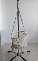Panier pour dormir et berceau suspendu apaisant en hamac de haute qualité aspect macramé