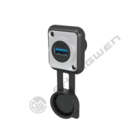 9Pin blindé anti-poussière Double Port USB Type A/B 3.0 connecteur de câble de données prise de panneau USB siège femelle métal étanche à l'eau