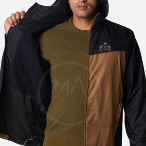 High Quality Breathable <b>Canvas</b> Windbreaker <b>Men's</b> Plus Size Hooded Collar Quick Dry Outdoor Winter Use <b>Jackets</b> Customized Color - Product Image 4