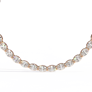 Collar y pulsera de tenis de diamante CVD cultivado en laboratorio con logotipo personalizado de oro blanco para mujer a precio de fábrica de buena calidad - Product Image 4