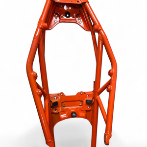 Sous-cadre arrière d'origine pour KTM Duke 125 2018 en orange, systèmes de carrosserie de moto en plastique et alliage d'aluminium, levier de frein PC - Product Image 2
