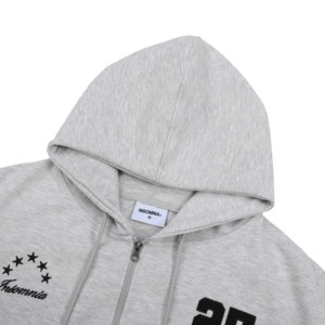 Unisex Zip-Up <b>Hoodie</b> Streetwear Letter Pattern Customized OEM Embroidery & Digital Printing Winter <b>Men's</b> Sweatshirt Made Vietnam - Product Image 5