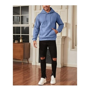 Wholesale Price OEM Service Solid Men's Hoodies 100% Cotton Best of Selling Plus Size Men's Hoodie From Bangladesh Factory - Product Image 4