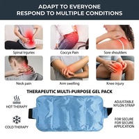 Pack de gel souple personnalisé avec logo pour blessures, thérapie chaude et froide réutilisable pour épaule, genou, dos, taille, bras, pour soulager les muscles