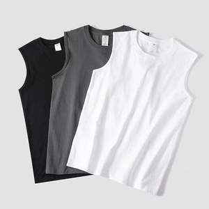 Camisetas sin Mangas Personalizadas para Hombre, Precio al por Mayor, Mejor Calidad, Camiseta sin Mangas, Gran Venta, Básica, Elástica, 100% Algodón - Product Image 5