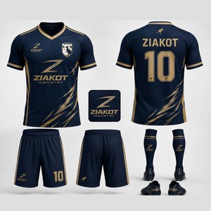 2026 WC maillot de football haute qualité personnalisé sublimé ensembles d'uniformes de football adultes Service OEM Style argentin - Product Image 3