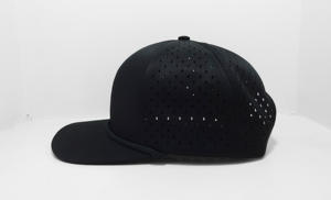 Casquette de sport à 6 panneaux, profil moyen, perforée, découpée au laser, personnalisée, fabriquée par l'usine Injae Vina, tenue sportive et tendance pour adultes - Product Image 3