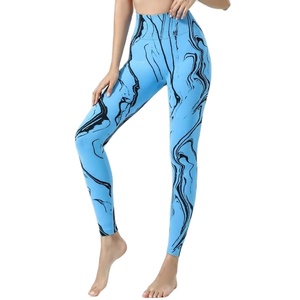 High Waist Scrunch Butt Lifting Quick Drying Sports <b>Pants</b> for Women High Quality Women Striped Seamless Yoga Leggings Tie Dye - Product Image 3