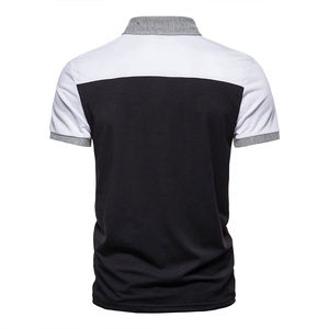 Transpirable Cómodo Top Trending Totalmente elegante Última camiseta de polo con logotipo personalizado Antiarrugas Venta caliente Polo de los hombres - Product Image 3