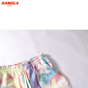 Pantalones cortos de algodón con estampado de logotipo personalizado de fábrica para hombre, pantalones cortos estampados lisos para hombre, producto de la mejor venta, pantalones cortos de estilo informal - Product Image 4