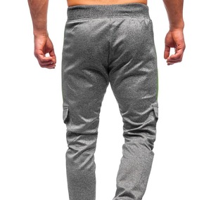 Pantalon de survêtement en éponge française personnalisable pour hommes Pantalon de survêtement évasé en coton léger à jambe large Double taille Casual OEM Disponible - Product Image 3