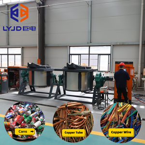 Venda quente 250 Kg 500kg Cobre Alumínio Fusão Forno Elétrico Nonferrous Metal Cast Smelting <span class=keywords><strong>Furnace</strong></span> for Ingot Making Machine - Product Image 1