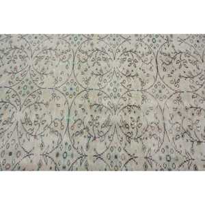 Tapis vintage 4,1x6,3 pi (124x192 cm), tapis oriental turc vert - Product Image 5