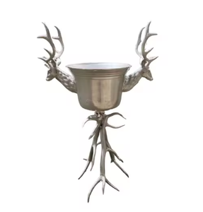 Maravilloso diseño Premium Metal cubo de hielo Reno Estructura de sujeción para el hogar Hotel Bar fiesta Decoración Bebidas tinas tendencia - Product Image 5