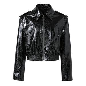 Véritable cuir de mouton véritable Bomber veste mode manteau vêtements d'extérieur pour hommes toile imperméable écologique - Product Image 6