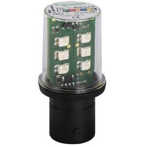 Per SCHNEIDER ELECTRIC DL1BKM3 Spie luminose a LED verdi 230 V CA Lampeggiante Indicatore lampeggiante - Product Image 1