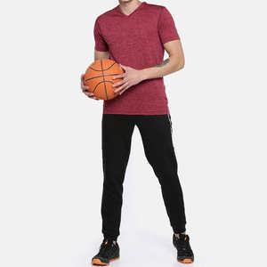 เสื้อยืดผ้าถักแขนสั้นสำหรับผู้ชายเสื้อยืดผ้าฝ้าย100% - Product Image 5