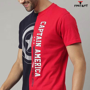 Nuevo estilo, último diseño, ropa de calle de gran tamaño, estampado de gran tamaño, talla grande, algodón pesado, nuevo estilo, camiseta para hombre a la venta - Product Image 5