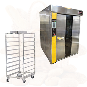 Easy to Operate Baking Oven for Bread and Cake 32 Trays With Trolley 380V 220V <b>Rotary</b> Oven Industrial Oven Vietnam Manufacturer - Product Image 1