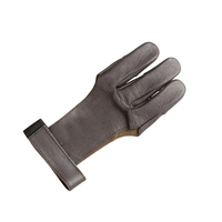 Nouveaux gants de tir à l'arc en cuir à prix abordable, haute qualité, demi-doigts, séchage rapide, coupe-vent, antidérapants, respirants, pour usage extérieur FIT CHAMP