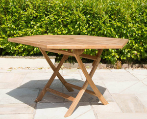 Table à manger hexagonale en teck, mobilier durable pour l'intérieur et l'extérieur, avec un design magnifique pour les hôtels et les villas - Product Image 2