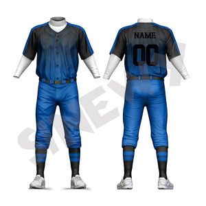 Paquete de Oferta al por Mayor: Camiseta de Béisbol con Logo Sublimado, Diseño Gratuito, Cuello en V, Bordado, Transpirable - Product Image 2