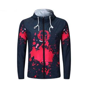 Coupe-vent bicolore à la mode pour hommes-Vestes légères, imperméables et respirantes pour vêtements décontractés et athlétiques - Product Image 1