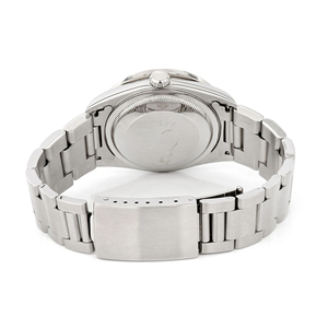 Montre à quartz en acier inoxydable avec cadran en verre et moissanite glacée - Product Image 5