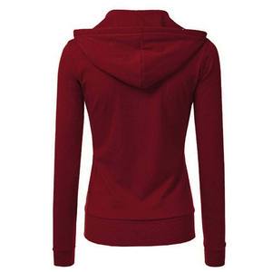 Sudadera con Capucha Personalizada para Mujer, 100% Algodón, Forro Polar Ligero, Manga Larga, Corte Regular, Ecológica, Resistente al Viento, para Invierno - Product Image 3