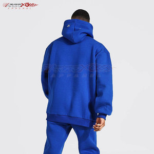 Ropa de calle con estilo para hombre, chándal de invierno a la moda con chaqueta con capucha y cremallera, pantalones a juego con detalles de diamantes de imitación - Product Image 3