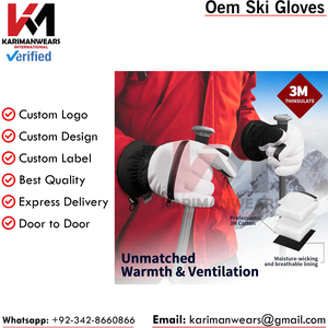 Gants d'hiver pour hommes et femmes, imperméables, coupe-vent, chauds, thermiques, pour le ski, compatibles avec les écrans tactiles à 5 doigts, pour la conduite et les entraînements - Product Image 3