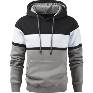 Sudaderas con Capucha para Hombre de Mezcla de Poliéster/Algodón de Alta Calidad, Estampado Personalizado, Color Sólido, Ropa Casual Transpirable, Corte Holgado, Nueva Llegada - Product Image 2