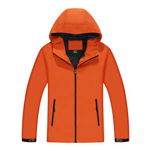 Custom oem <b>Men</b> Sports Soft shell Jackets Grey Outdoor Camping jackets <b>Thermal</b> Waterproof windbreaker jackets with hoodies - Product Image 1