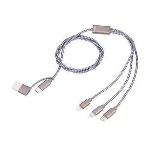 Cable Dreizack Personalizado 3 en 1, Dispositivo USB para Promociones - Product Image 1