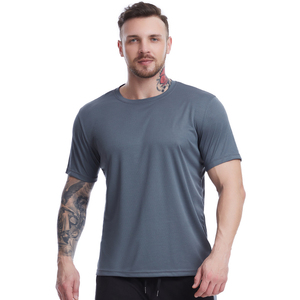 Camisetas de algodón de color personalizadas de alta calidad, transpirables y de secado rápido para hombres - Product Image 3