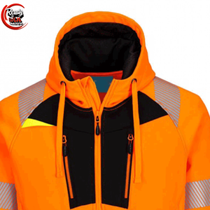 Sudadera de Seguridad de Manga Larga con Estampado Reflectante 3M, Transpirable, Impermeable, con Certificación CE, Ropa de Trabajo para Hombre - Product Image 2