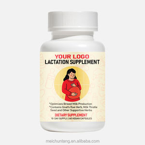 Cápsulas de Hierbas para Lactancia Materna con Hierba de Cabra, Hinojo, Alfalfa y Anís, Suplemento de Apoyo a la Lactancia, Efectividad Antioxidante, Venta al Por Mayor - Product Image 1