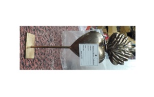 Coeur en or Milagros de coeur sacré d'ange royal en métal Mary pour la maison décorative - Product Image 2